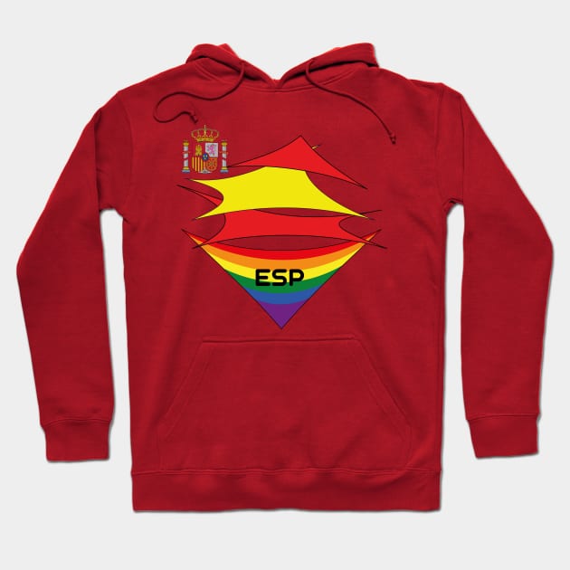 Spain pride flag Hoodie by Pride_Art